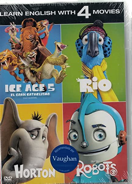 Ice Age 5 Rio Horton Robots 4 Dvds Dvd Amazones Películas Y Tv