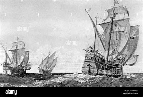 Christopher Columbus Three Ships