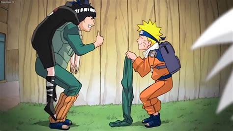 Guy Bestows Upon Naruto A Green Jumpsuit Naruto Shippoop Naruto