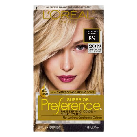Save On Loreal Superior Preference Hair Color Soft Silver Blonde 8s Order Online Delivery