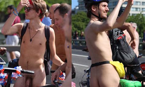 Guys Caught Naked In Public During World Naked Bike Ride Spycamfromguys Hidden Cams Spying On Men