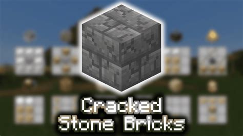 Cracked Stone Bricks Wiki Guide 9minecraftnet