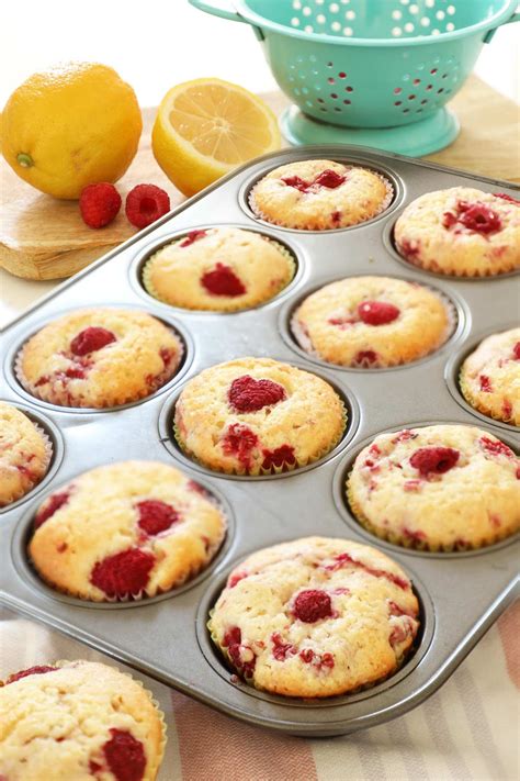 Lemon Raspberry Muffins Artofit