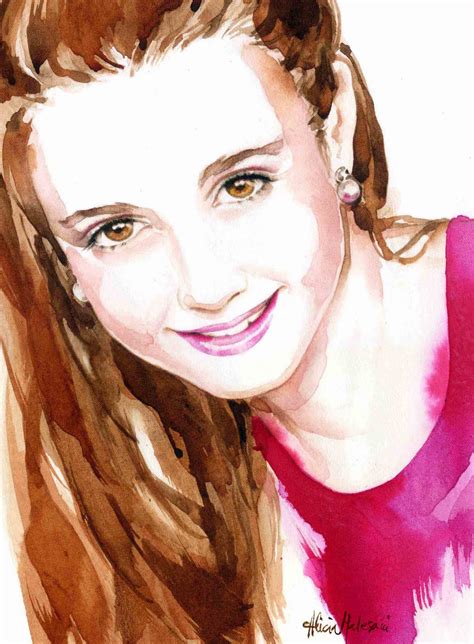 Atelier Alma Retrato Acuarela Watercolour Portrait