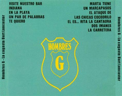 Carátula Trasera de La Cagaste Burt Lancaster de Hombres G - CARATULAS.COM,