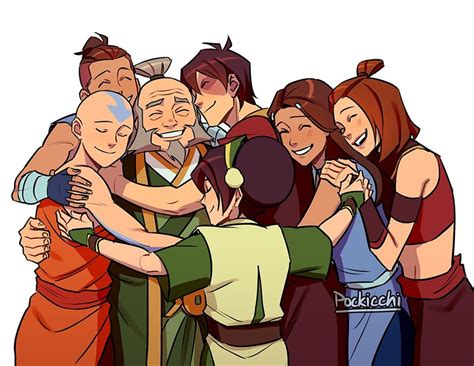 Toph Bei Fong Katara Aang Zuko Sokka And More Avatar Legends And More Drawn By