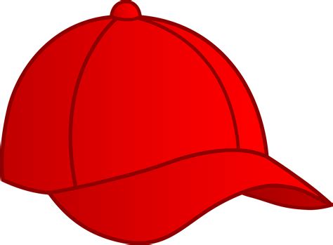 Red Baseball Cap Free Clip Art