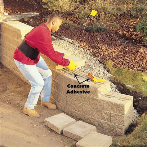 How To Build A Concrete Block Retaining Wall Design Talk