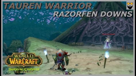 Let S Play World Of Warcraft The Burning Crusade Classic Tauren Warrior Razorfen Downs