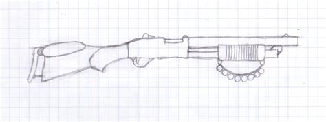Shotgun Sketch By Eviljoe15 On Deviantart