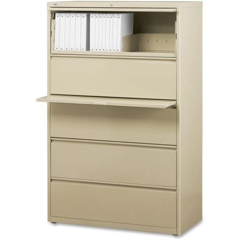Select a filing cabinet with features like locking drawers for increased security or casters for mobility. Lorell Lateral File - 5-Drawer - LLR60432 Easy Ordering ...