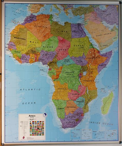 Kaart Werelddeel Afrika Vogels