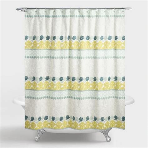 Check spelling or type a new query. Green and Aqua Block Printed Rohana Shower Curtain - v1 ...