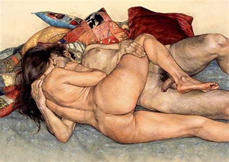 El Impresionante Realismo En Los Desnudos Carnales De Riccardo Mannelli