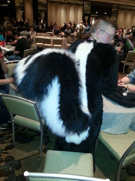 Awesome Fursuit Skunk Tail 2 Jade Bilkey Flickr