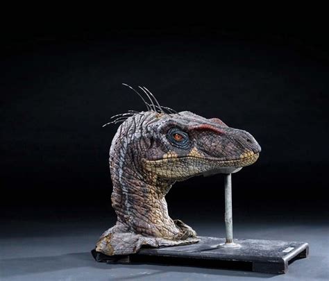 Jurassic Park 3 Male Velociraptor Animatronic Insert Head Dinosaurs