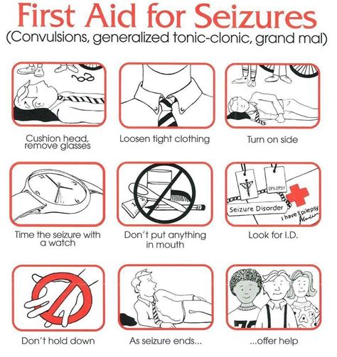 Seizure Precautions First Aid Epilepsy First Aid Tips