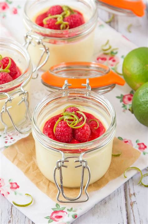 Lime Possets With Raspberry Sauce Recipe Raspberry Sauce Posset Recipe Food Processor Recipes