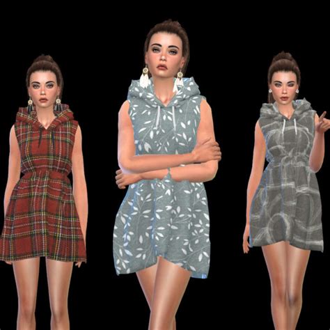 Leo 4 Sims Sleeveless Dress • Sims 4 Downloads