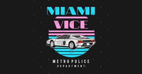 Miami Vice Miami Vice Pin Teepublic