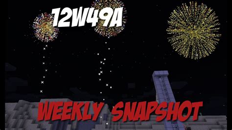 Lets Play Minecraft Weekly Snapshot 12w49a Youtube