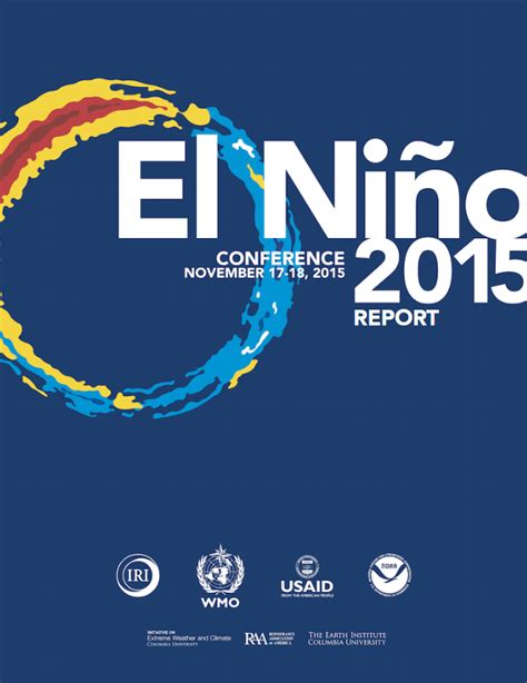 Report Of El Niño 2015 Conference Released