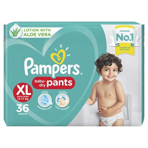 Pampers Happy Skin Pants Xl Size 36 Count Jumbo Pack