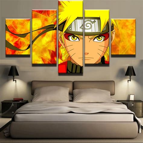 Buy 5 Pcs Naruto Cartoon Characters Modular Picture