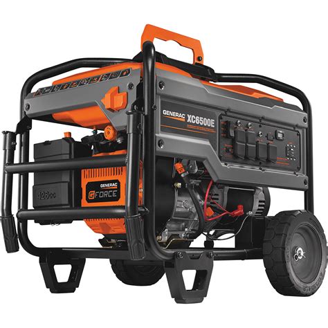 Generac Portable Generator — 8125 Surge Watts 6500 Rated Watts