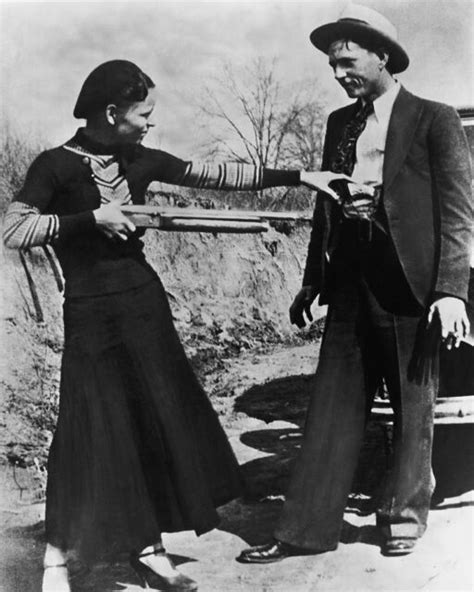11x14 Photo Bonnie Parker And Clyde Barrow Depression Era Gangster