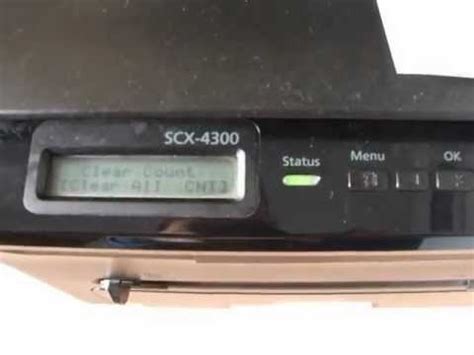 It is important to set up those printers properly to help you avoid problems. Reset Samsung SCX-4300 - YouTube