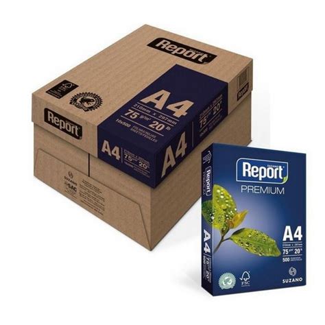 papel sulfite a4 210x297 75g br report pt c 500 fl tanby