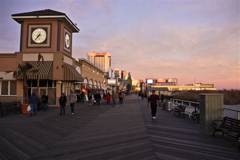 Boardwalk On The Atlantic City Boardwalk New Jersey Flickr