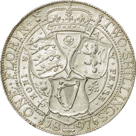 Florin 1897 Coin From United Kingdom Online Coin Club