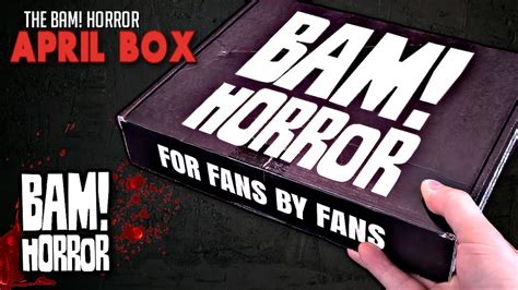 Whats Inside The Bam Horror Subscription Box For April 2021 Youtube