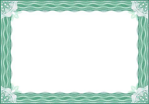 Free Printable Certificate Border Templates Creative Professional