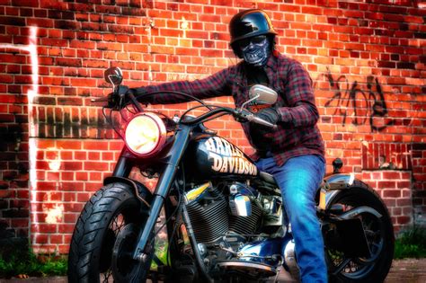 Motorcycle Harley Davidson Biker Free Photo On Pixabay