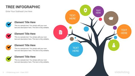 Tree Infographic Powerpoint Template Ciloart