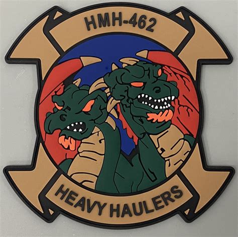 Officially Licensed Hmh 462 Heavy Haulers Pvc Glow Patch