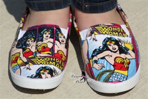 Wonder Woman Shoes Custom Kids And Adult Shoes By Cutsieputsie