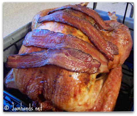 Maple Roasted Turkey With Sage Smoked Bacon And Cornbread Stuffing