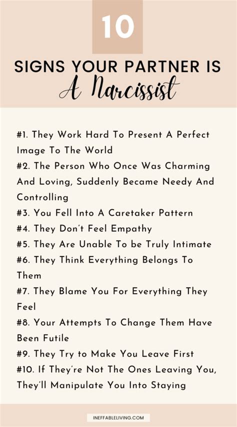 signs you re dating a narcissist