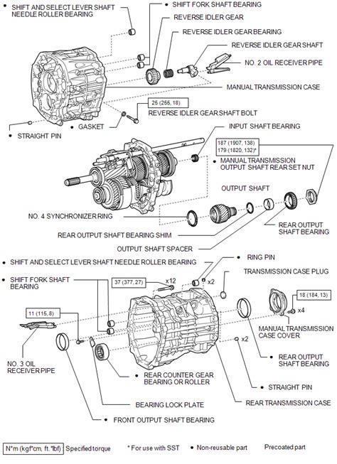 Toyota Tacoma 2015 2018 Service Manual Manual Transmission Unit