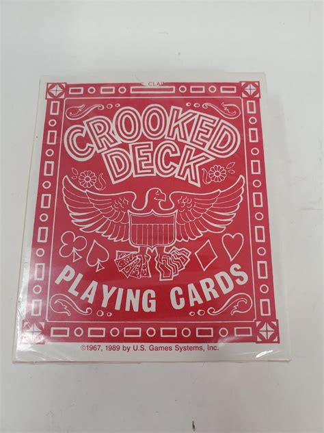 Vintage New Crooked Deck Playing Cards Sealed Crooked Cards Etsy