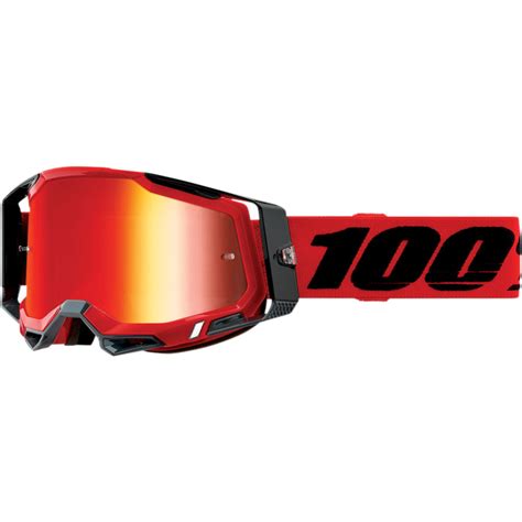 100 Strata 2 Goggle Offroad Motocross Clear Or Mirror Len W