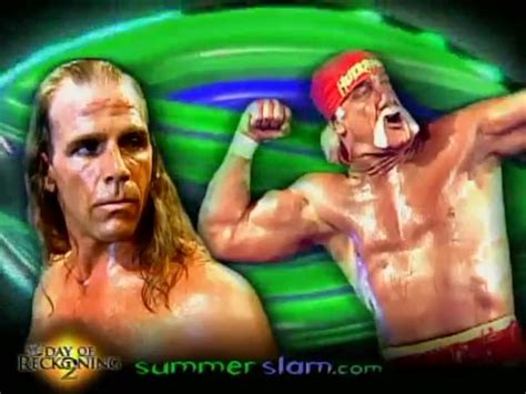 Original Graphic Shawn Michaels Vs Hulk Hogan Summerslam 2005 Thank