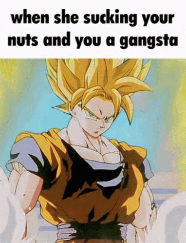 Goku Nuts GIF Goku Nuts Sucking Discover Share GIFs