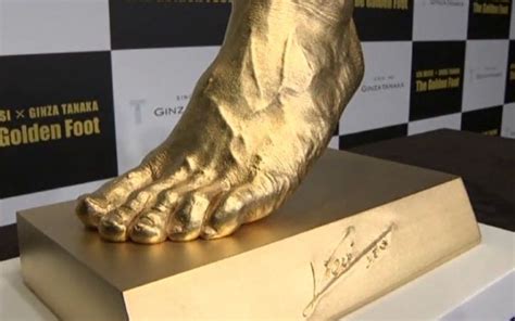 Pure Gold Replica Of Messis Left Foot Unveiled In Japan