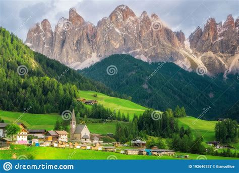 Santa Maddalena Dolomites Italy Landscape Editorial Photography