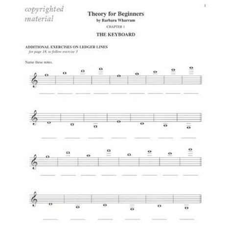 Learn all about music theory, in a way that is simple and easy to understand. Wharram - Theory For Beginners Published by Frederick ...